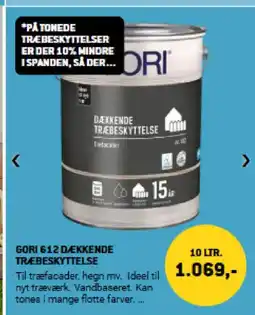 XL-BYG GORI 612 DÆKKENDE TRÆBESKYTTELSE tilbud