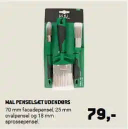 XL-BYG MAL PENSELSET UDENDØRS tilbud