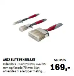 XL-BYG ANZA ELITE PENSELSÆT tilbud