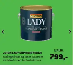 XL-BYG JOTUN LADY SUPREME FINISH tilbud
