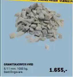 XL-BYG GRANITSKÆRVER HVID tilbud