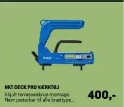 XL-BYG NKT DECK PRO VÆRKTØJ tilbud