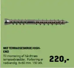 XL-BYG NKT TERRASSESKRUE HIGH- END tilbud
