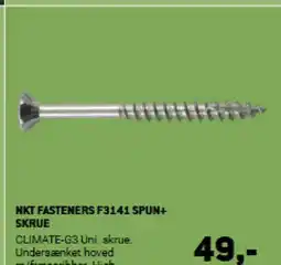 XL-BYG NKT FASTENERS F3141 SPUN+ SKRUE tilbud
