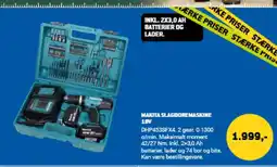 XL-BYG MAKITA SLAGBOREMASKINE 18V tilbud