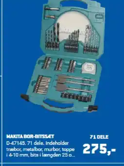 XL-BYG MAKITA BOR-BITSS.ET tilbud