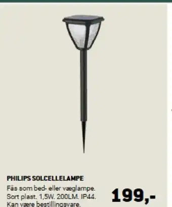 XL-BYG PHILIPS SOLCELLELAMPE tilbud