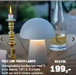 XL-BYG VELI LINE TOUCH LAMPE tilbud