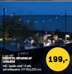 XL-BYG STATIV TIL OPHENG AF LYSKEDE tilbud