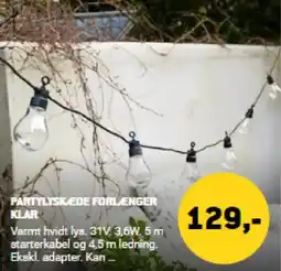 XL-BYG PARTYLYSKEDE FORLENGER KLAR tilbud