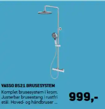 XL-BYG VASSO BS21 BRUSESYSTEM tilbud
