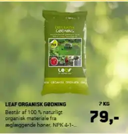 XL-BYG LEAF ORGANISK GØDNING tilbud