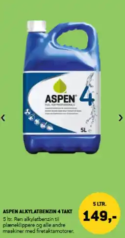 XL-BYG ASPEN ALKYLATBENZIN 4 TAKT tilbud