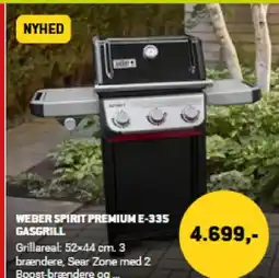 XL-BYG WEBER SPIRIT PREMIUM E-335 GASGRILL tilbud