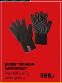 XL-BYG WEBER PREMIUM HANDSKESÆT tilbud