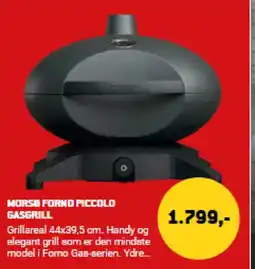 XL-BYG MORSO FORNO PICCOLO GASGRILL tilbud