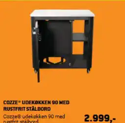 XL-BYG COZZE UDEKØKKEN 90 MED RUSTFRIT STÅLBORD tilbud