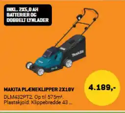 XL-BYG MAKITA PLENEKLIPPER 2X18V tilbud