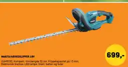 XL-BYG MAKITA HÆKKEKLIPPER 18V tilbud