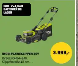 XL-BYG RYOBI PLENEKLIPPER 36V tilbud