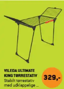 XL-BYG VILEDA ULTIMATE KING TØRRESTATIV 329,- tilbud