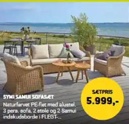 XL-BYG SYMI SAMUI SOFASÆET tilbud
