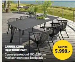 XL-BYG CARROS COMO HAVEMØBELSÆT tilbud