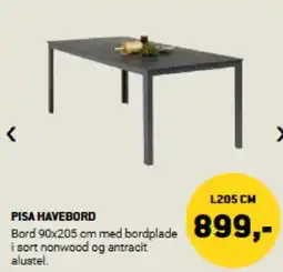 XL-BYG PISA HAVEBORD tilbud