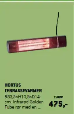 XL-BYG HORTUS TERRASSEVARMER tilbud