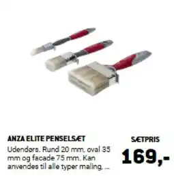 XL-BYG ANZA ELITE PENSELSÆT tilbud