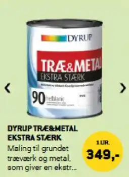 XL-BYG DYRUP TRÆ&METAL EKSTRA STÆRK tilbud