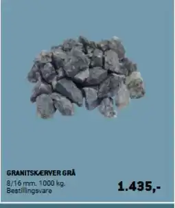 XL-BYG GRANITSKERVER GRÅ tilbud