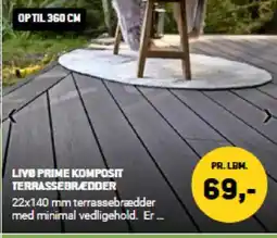 XL-BYG LIVO PRIME KOMPOSIT TERRASSEBREDDER tilbud