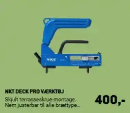 XL-BYG NKT DECK PRO VÆRKTØJ tilbud