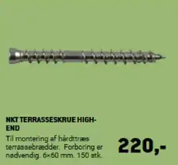 XL-BYG NKT TERRASSESKRUE HIGH- END tilbud
