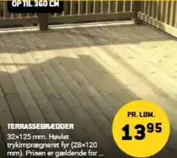 XL-BYG TERRASSEBREDDER tilbud