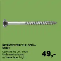 XL-BYG NKT FASTENERS F3141 SPUN+ SKRUE tilbud