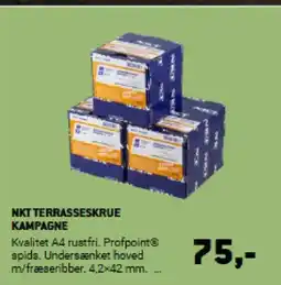 XL-BYG NKT TERRASSESKRUE KAMPAGNE tilbud