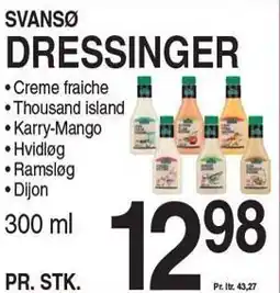 ABC Lavpris SVANSØ DRESSINGER tilbud