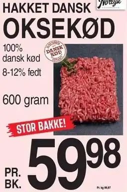 ABC Lavpris HAKKET DANSK OKSEKØD tilbud