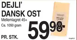 ABC Lavpris DEJLI' DANSK OST tilbud