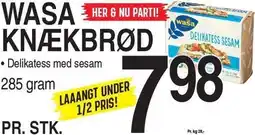 ABC Lavpris WASA KNÆKBRØD tilbud