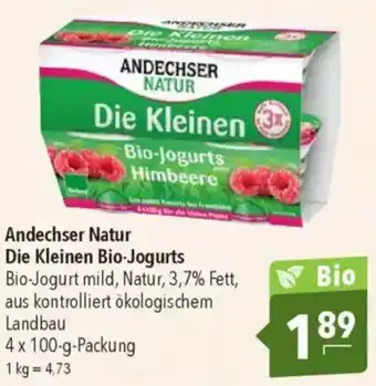 Citti ANDECHSER NATUR Die kleinen bio-jogurts tilbud
