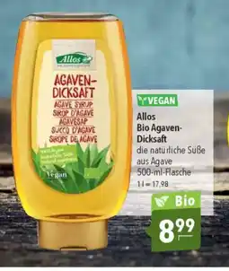 Citti ALLOS Bio agaven-dicksaft tilbud