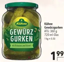 Citti KÜHNE Gewürzgurken tilbud
