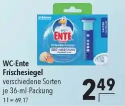 Wc-ente frischesiegel