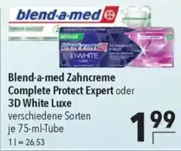 Citti Blend-a-med zahncreme complete protect expert oder 3d white luxe tilbud