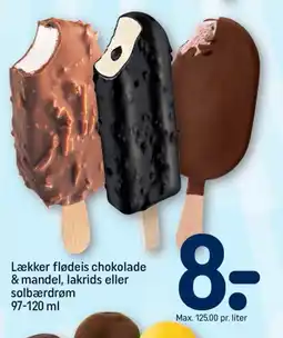 REMA 1000 Lækker flødeis chokolade & mandel, lakrids eller solbærdrøm tilbud