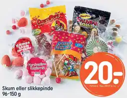 REMA 1000 Skum eller slikkepinde tilbud