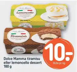 REMA 1000 DOLCE MAMMA tiramisu eller lemoncello dessert tilbud